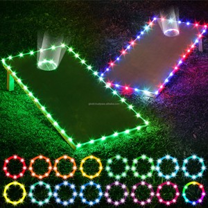 Outdoor Waterproof Color Change Toss Game Glow in the Dark Led Cornhole Board Lights