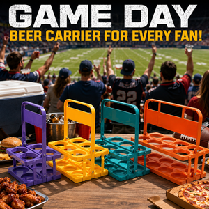 Reusable Drink Carrier Beer Bottle Holder Sports Party Beer Carrier Party Accessory Beer Transport For BBQ Camping Sports Games