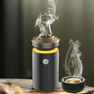 Air Fresher Middle East Arabic ODM Charcoal Burning Incense Burner Electronic Portable Car Bukhoor Air Purifier Aroma Diffuser