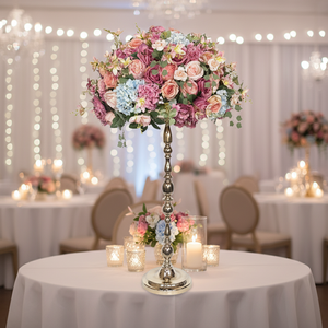 90cm Wedding stage backdrop decoration metal high table decor decorations