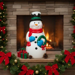Snowman for Navidad Decorations Christmas Ornaments Holiday and Home Decor Gifts