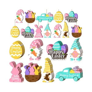 Easter Wall Hanging Decoration Wooden Party Decorations Supplied by the Easter Decoration Supplier