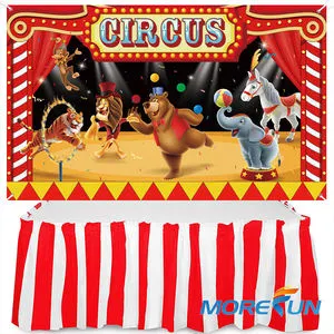 Circus Carnival Theme Background Banner Photo Shoot Theme Atmosphere Background Banner Holiday Party Backdrops
