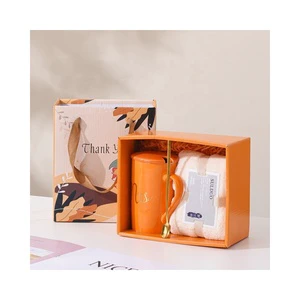 New Year Gift Custom Mug Towel Set Birthday Gift Set Christmas Souvenir Wedding Favors for Guests Return Gift Unique for Women