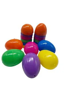 Hot Sale 6cm Color Openanle Plastic Easter Egg for Kid's Diy Easter