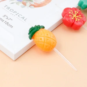 派对热销独特菠萝形生日蜡烛