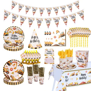 Digger Party Decoration Set for Kids Halloween New Year Christmas Easter & Graduation
