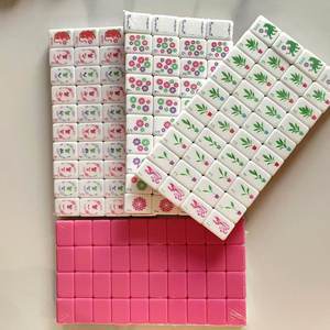 Modern Luxury Rose-Pink Adult American Mahjong Multiplayer Party Entertainment Educational Game For Four Players Made In China
