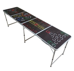 Aluminum 8 Ft Beer Pingpong Table Beer Tisch Game Table Club Party 240 Cm Table