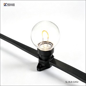 LED Chain Light High Quality 2*1.5mm2 Belt String Light Rubber Flat Cable Holiday Lighting IP65 Outdoor