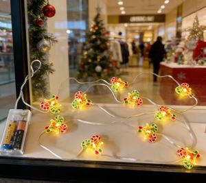 Indoor Battery LED Christmas Tree Decorative Lights Mini Candycane Festival Lights Christmas Lights