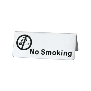 Customized Buffet Tag Stand Menu Holder Stainless Steel Desk Table Number Card for Restaurant and Hotel