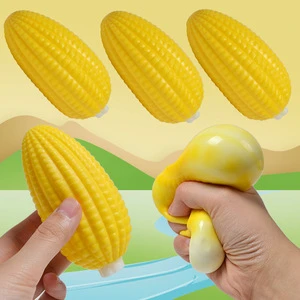 Novelty Stretchy Corn Fidget Toy Party Favor Interactive Game Prop Kids Adults Stress Relief Toy