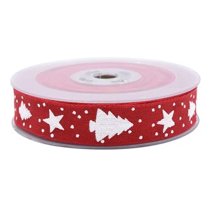 Christmas Ribbon New Fashion Organza Ribbon Tulle for Decoration or Gift Packing Trimming Ribbon Tape for Christmas and Bakery