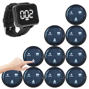 Restaurant Pager System Wrist Watch Call Button Wireless Bar & Restaurant Guest Table Call Button