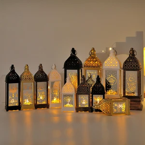 Hanging Ramadan Lamp Ramadan Lantern Decor for Home Tabletop Decor Creative Party Supplies