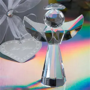 Wholesale Baby Shower Wedding Party Event Favor Guest Gifts Souvenirs Centerpiece Baby Shower Favor Crystal Angel
