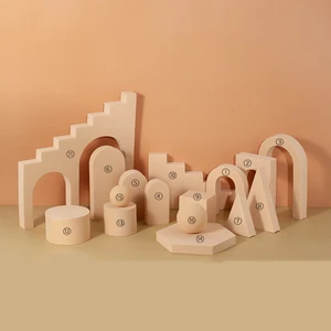 Photography Geometry Cube Solid Color Photography Photo Background Food Drink Cosmetics Shooting Props
