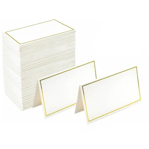 Wholesale Gold Sliver Foil Wedding Table Number Cards Wedding Name Place Card Holder