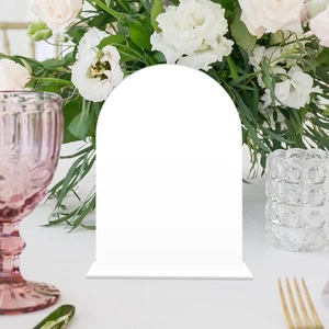 Fashion Arch Blank Acrylic Table Card Wedding Table Number Table Diy Personality Seat Card Wholesale