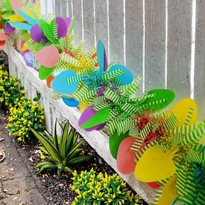 Easter Garland Bunny Eggs New Spring Tinsel Plastic Decorations Guaiguo Indoor Party Hanging High Quality Adults Easter Spring