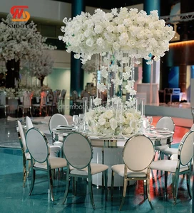 SMOOTH Wedding Decoration Table Centerpiece Stand Flower Wedding Decoration Party Flower Arrangement