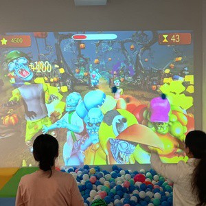 Popular 3D Interactive Wall Augmented Reality Projection Game Device New Party Supplies Interactive Ball Game