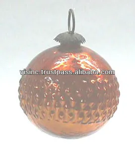 Glass Christmas Hanging Decoration Festive Ornament for Interior Decor