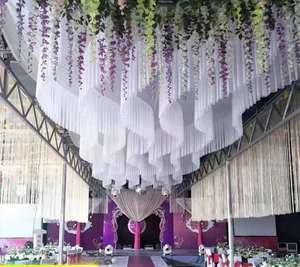 Wholesale Customization New Luxury Wedding Background Supply for Ceiling Stage Drapes Decorations Wedding
