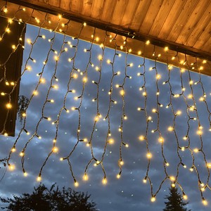 LED Curtain Lights Indoor String Lights With Waterfall Effect For Proposal Decorations IP65 Rated
