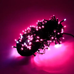 220V IP65 RGB Led Flashing Light Connectable Fairy Christmas Light String 20m 200led Outdoor Holiday Lighting