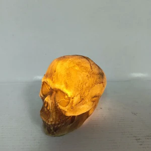 Halloween Skull Hair Glowing Modern Design Halloween Decoration Handmade Customization