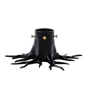 Latest Stem Design Stylish Metal Stand for Christmas Tree Base Stand With With High Quality Black Powder by Certified Supplier