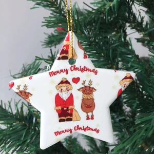 Hot Sale in 2021, Hanging Porcelain Christmas Ornaments