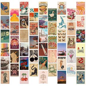 Vintage Poster Wall Card Ins Scandinavian Decor Background Wall Decoration Postcard Hot Sale