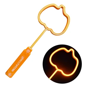 Neonglo LED Neon Pumpkin Wand Halloween Novelty Party Favor Toy with PVC Material 16.5
