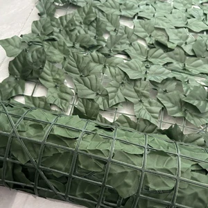 Realistic Faux Plant Wall Panels For Outdoor Fence And Privacy Screening & Balcony Garden Decoration
