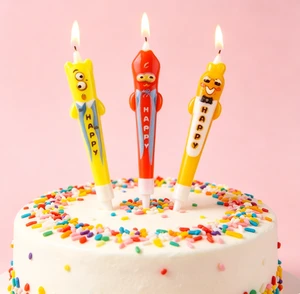 Party & Holiday Supplies Novelty Thumb Shaped Candles Cute Decor Candles for Birthday Festival Party