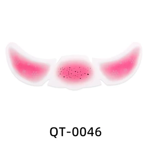 Custom No Toxic pink Heart Butterflies Star Cute Party Face Attractive Makeup Freckles Tattoos Stickers Temporary Paper Stickers