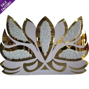 Sino Perfect Decorations Wedding Supplies Acrylic Backdrop Back Drop Backgrounds Flowers Wall for Wedding Event Party
