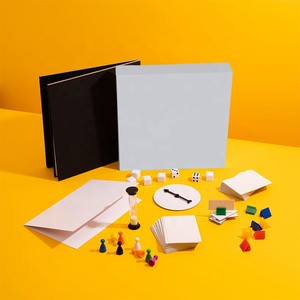 Customizable Board GamesCustomizable Blank Paper Board Game Set Creative DIY With Personality Accessories for Party Use