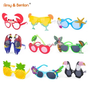 Party Sunglasses Funny Hawaiian Glasses Tropical Fancy Dress Props Summer Kids Party Favors Beach Themed Party Supplies