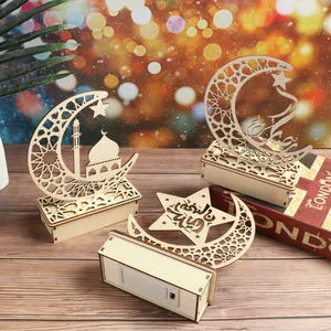 Islamic Muslim Party Supplies for Ramadan and Eid Mubarak Decor Home Decor for Eid AI Adha Kareem Decor