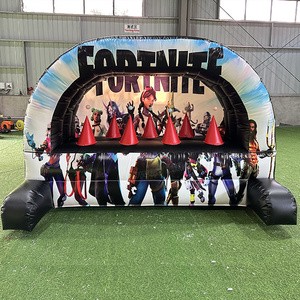 Durable PVC Inflatable Cone Toss Game Commercial Grade Carnival Ring Toss Game for Party Rental