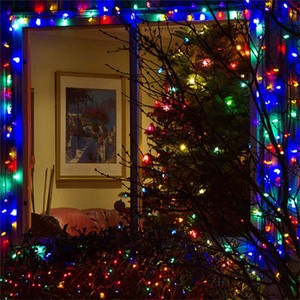 300 Multicolor LED Christmas String Lights, Outdoor Christmas Lights , Xmas Lights Indoor for Xmas Tree Party Decor