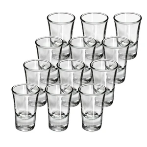 Xipan Transparent Bullet Design Shot Glasses Custom Logo Wedding Tequila Eco-Friendly 1oz Capacity Dishwasher Safe