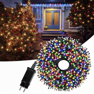 LED Christmas Lights IP44 Waterproof Outdoor String Light With Dimmer 2700K Warm White 10M-100M Length 1-Year Warranty