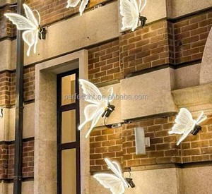Electric Butterfly Wedding PartyWedding Wedding Props Luminous Iris Scene Metal Iron Stage Decoration New Landing Road Lighting