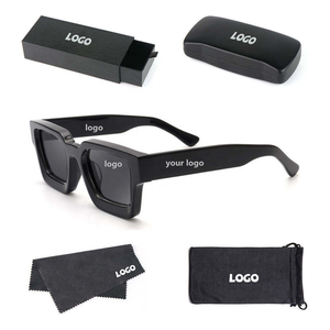 2026 High Quality Shades Luxury Designer Logo Sunglasses Custom Men Uv400 Fashion Square Sunglasses Women