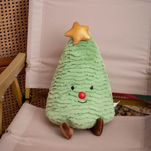 Trendy Christmas Tree Ornaments Custom Wholesale Plush Toys Christmas Indoor Decorations Holiday Gifts